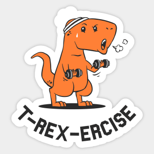 T-Rexercise Sticker